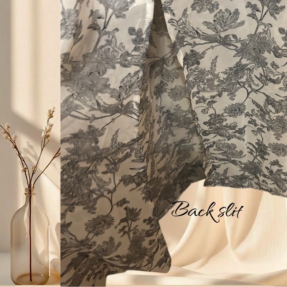 POL Elegant Floral Organza Maxi Dress Boho Elegance - Picture 6 of 11